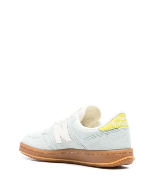 New Balance White T500 Sneakers