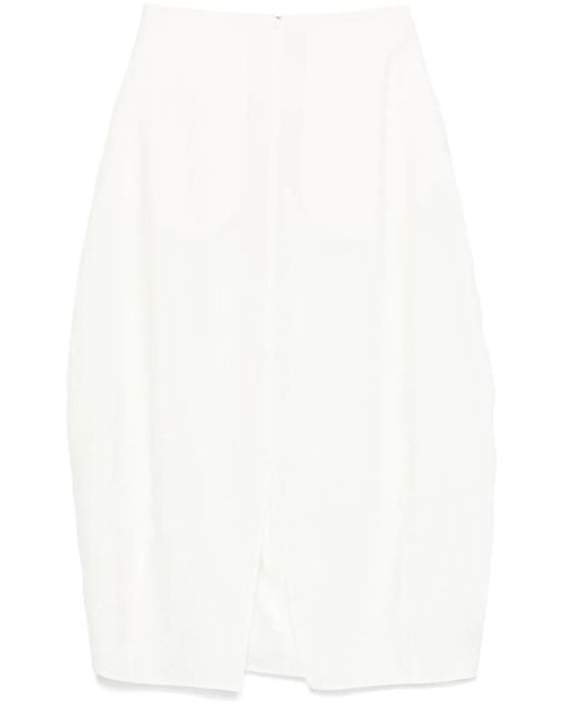 Totême  Parachute マキシスカート White