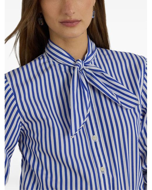 Ralph Lauren Blue Chemise À Rayures