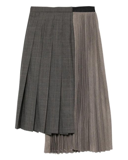 Undercover Gray Patchwork Skirt