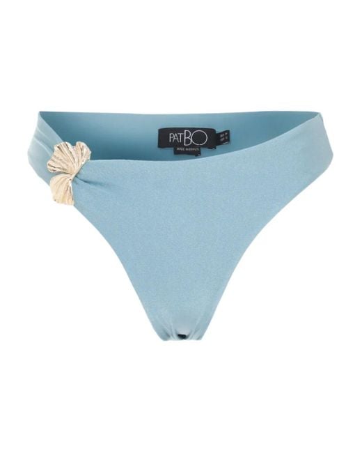 PATBO Blue Bikinihöschen Mit Muschelverzierung