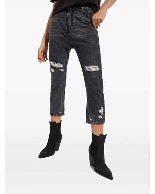 Vaqueros omar con detalles rasgados SER.O.YA de color Blue