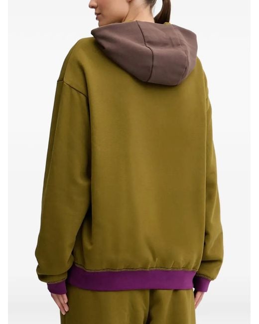 EA7 Brown Wendbarer Hoodie