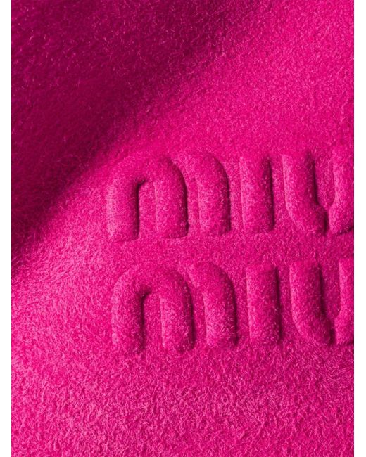 Miu Miu Pink Mini-Tasche Aus Wildleder