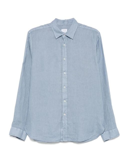 Xacus Blue Linen Shirt for men