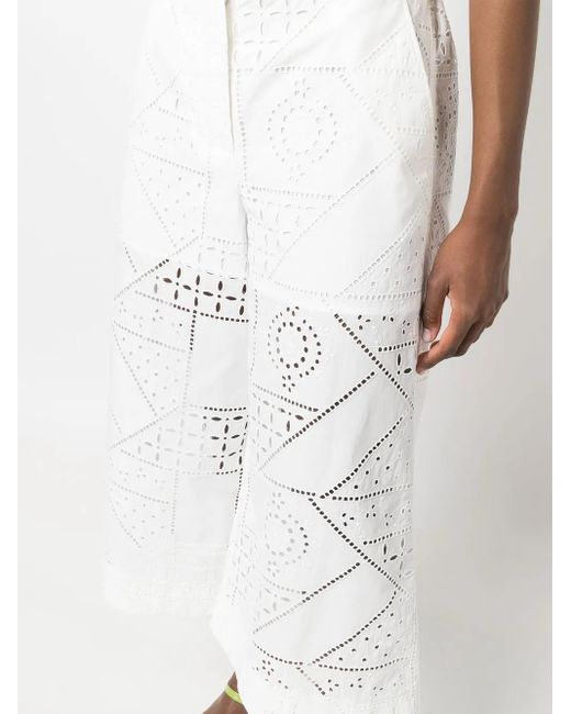 Culottes Bordados MSGM de color White