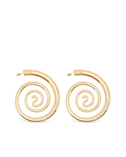 Panconesi Natural Spiral Serpent Earrings