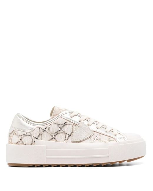 Philippe Model White Paris Haute Sneakers