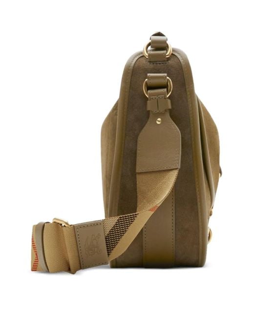 Burberry Brown B Clip Small Camel Tote Bag
