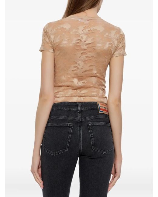 DIESEL White Kasia-Utlt Logo Top