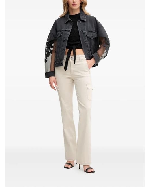 Guess Natural Flared Trousers