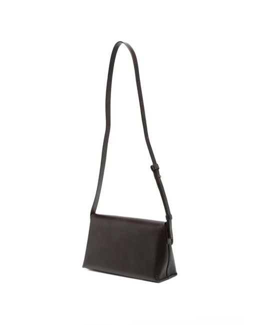 A.P.C. White Small Simone Leather Shoulder Bag