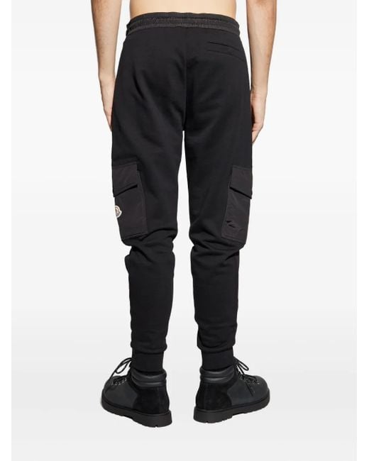 Moncler Jogginghose mit Logo-Patch in Black für Herren