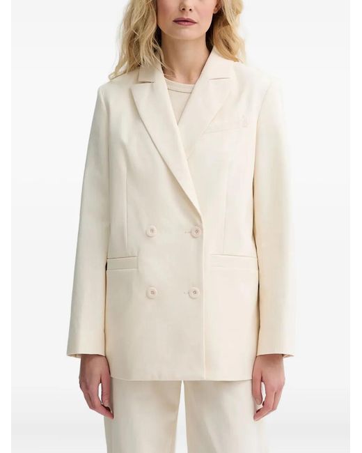 A.P.C. Natural Double-Breasted Blazer