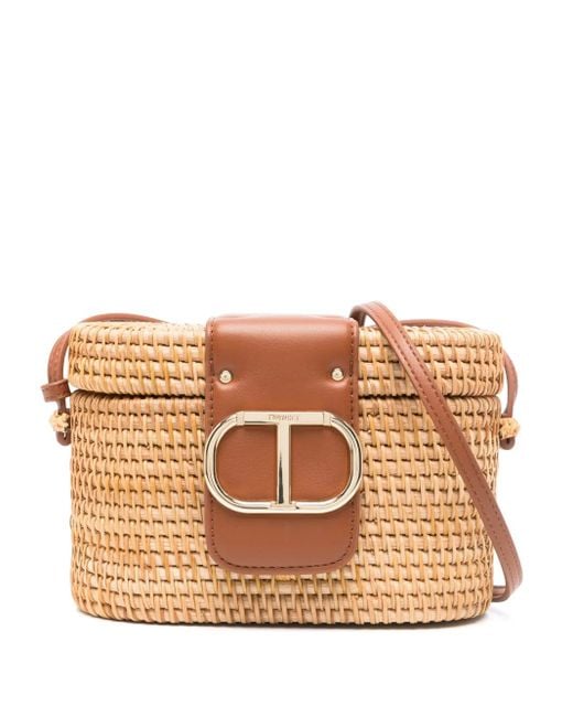 Twinset ウーブン ミニバッグ Brown