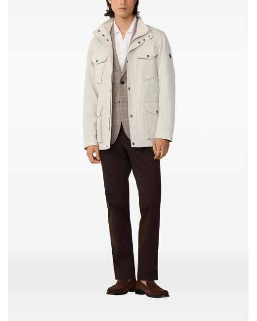 Hackett Natural Velospeed Buttoned Jacket for men