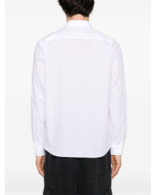 Versace Hemd mit Logo-Print in White für Herren