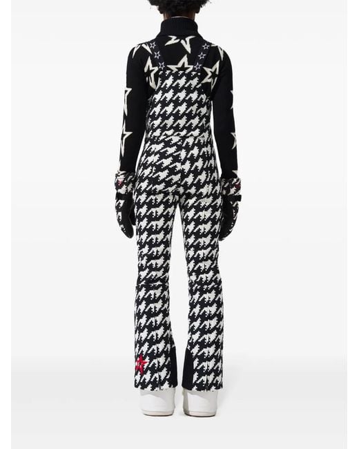 Perfect Moment White Houndstooth Pattern All-In-One