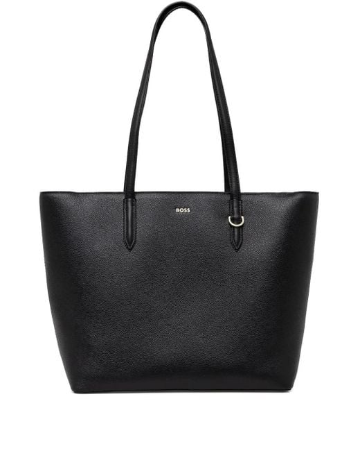 Boss Black Handtasche Mit Logo-Prägung