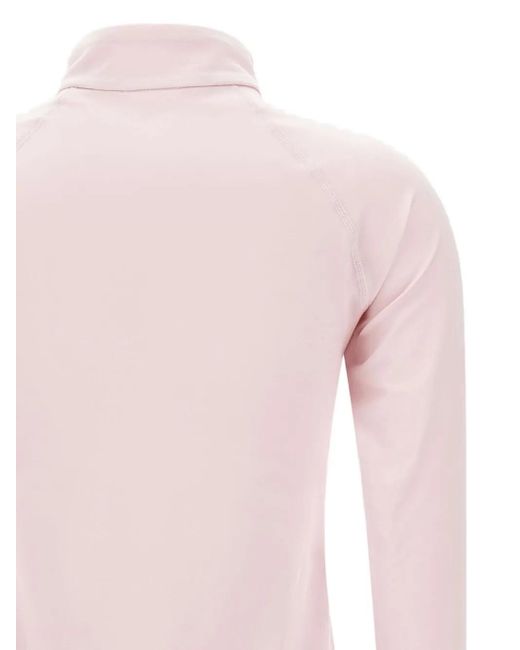 New Balance Pink Half-Zip Long-Sleeve Top
