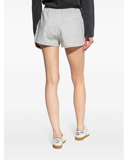 Pantalones cortos de chándal Mifa con logo Isabel Marant de color Gray