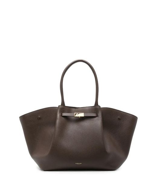 DeMellier London Black Small New York Leather Shoulder Bag