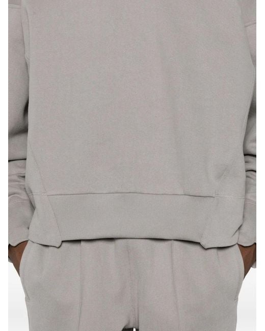 Notrainproof Gray Panelled Hoodie for men