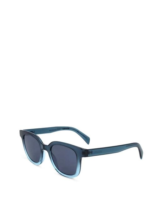 Levi's Blue Sonnenbrille Mit Eckigem Gestell