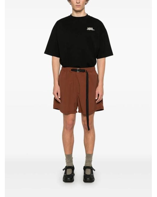 Paura Brown Harlem Shorts for men