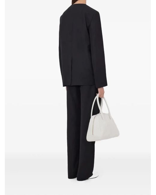 Loulou de Saison Black Bono Asymmetric Welt Pocket Jacket