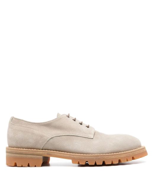 Eleventy Derby-Schuhe Aus Wildleder in Pink für Herren