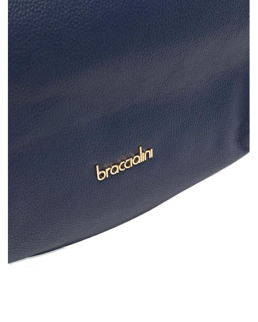 Braccialini Blue Ariel Shoulder Bag