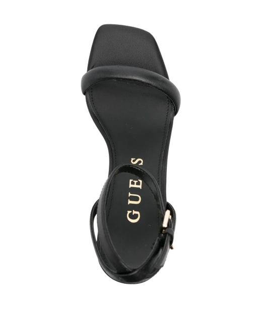 Guess Black Gelectra 95Mm Leather Sandals