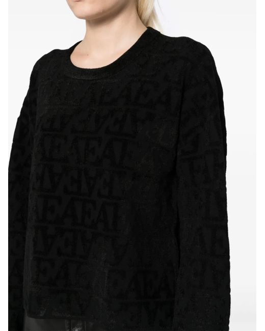 Emporio Armani Black Crewneck Sweater