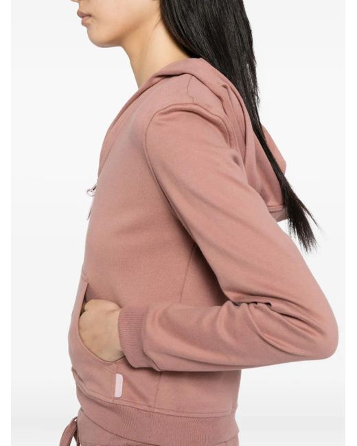 Tom Ford Pink Cotton Zip Hoodie