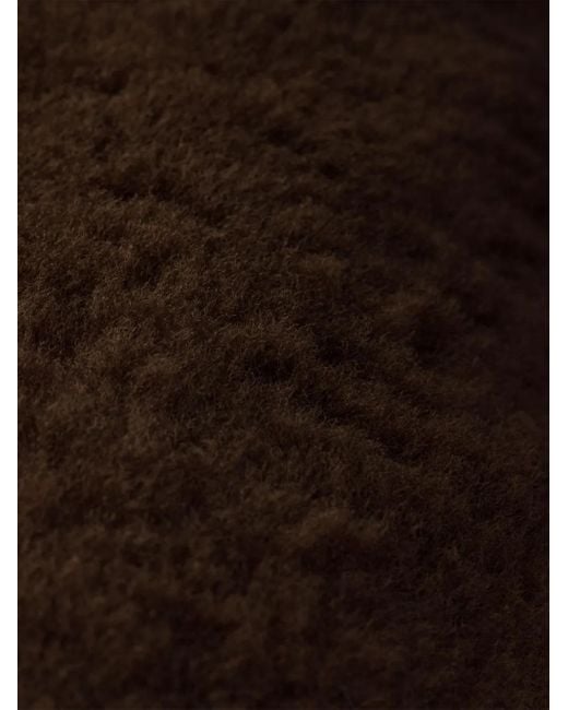Mules Scuff En Daim Prada en coloris Brown