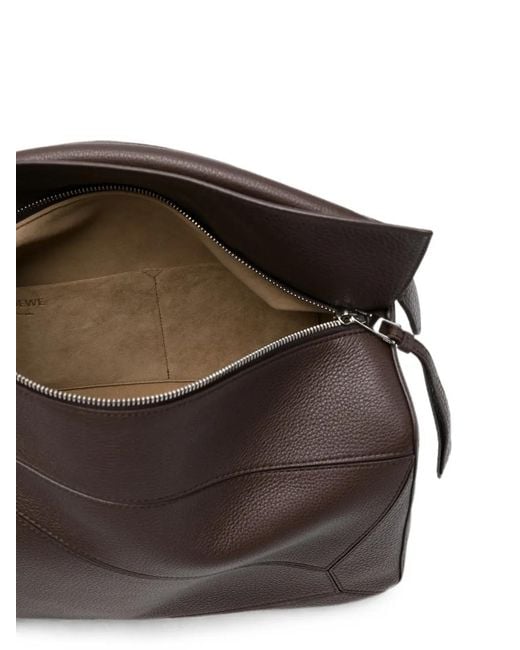 Loewe Black Puzzle Large Leather Handbag for men