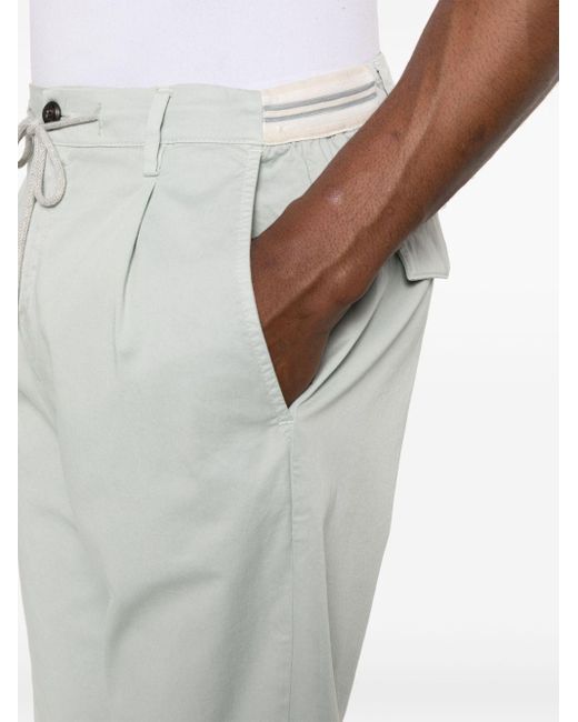 Pantalones ajustados con pinzas Eleventy de hombre de color Gray