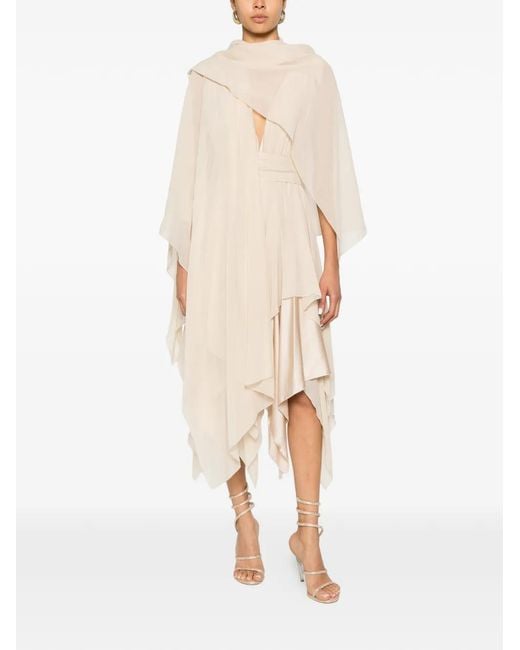Stephan Janson White Open-Front Cape
