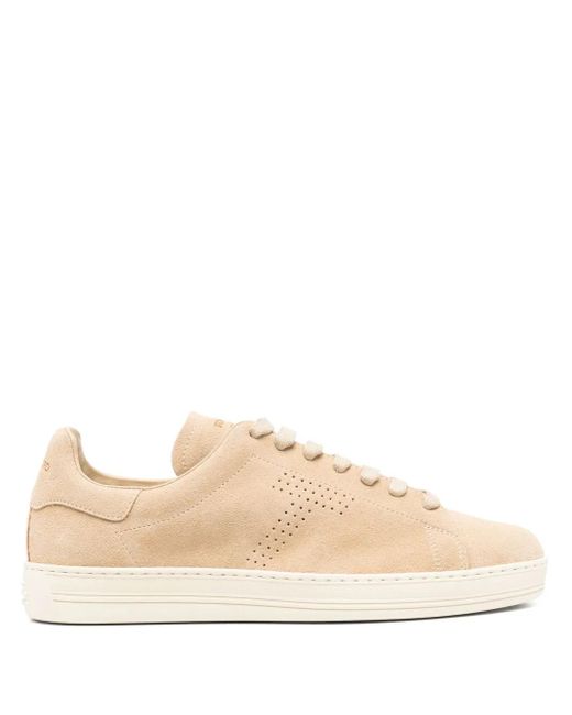 Tom Ford Low-Top Sneakers in het Natural voor heren