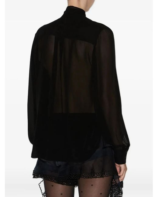 Isabel Marant Black Elaura Blouse