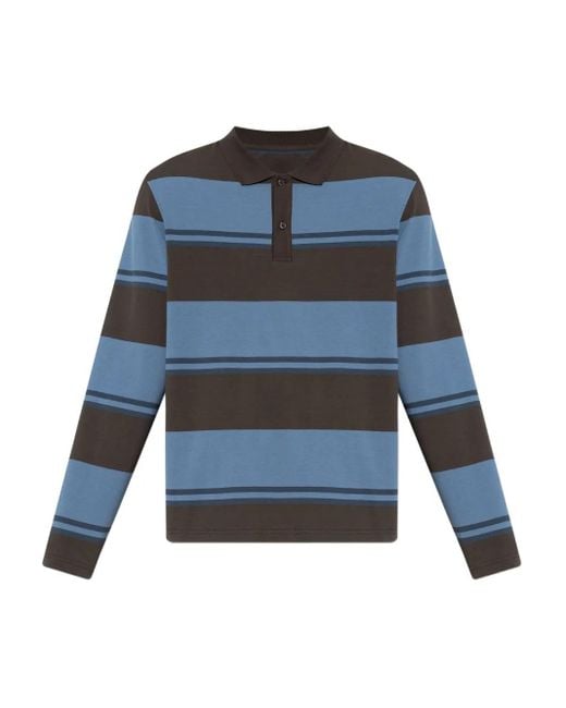 Polo Rayé À Manches Longues Samsøe & Samsøe pour homme en coloris Blue