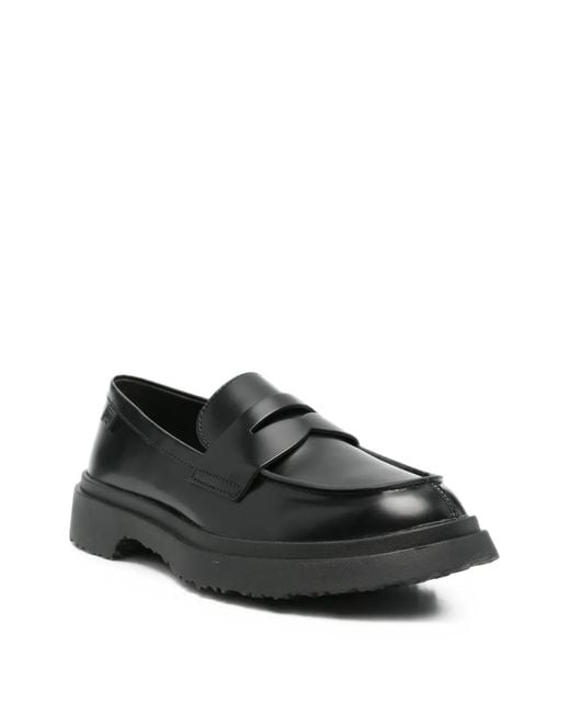 Camper Black Chunky-Sole Loafers