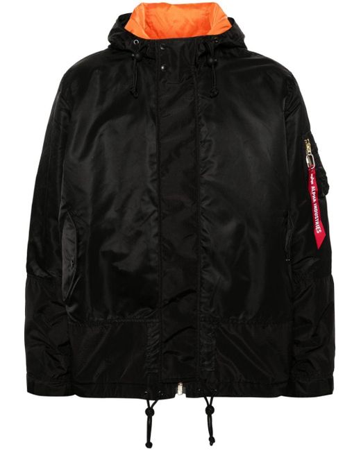 Junya Watanabe Black X Alpha Industries Hooded Jacket for men