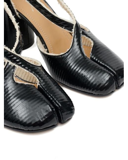 Maison Margiela Black 80Mm Tabi Pumps