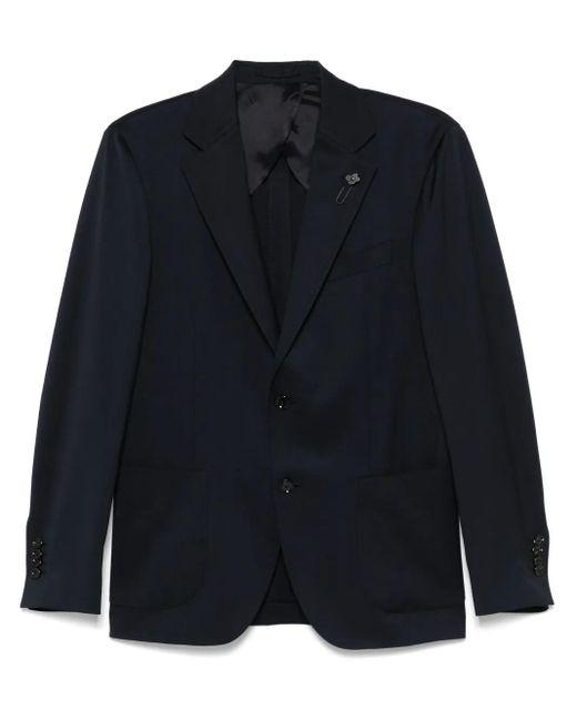 メンズ Lardini ウール ジャケット Blue