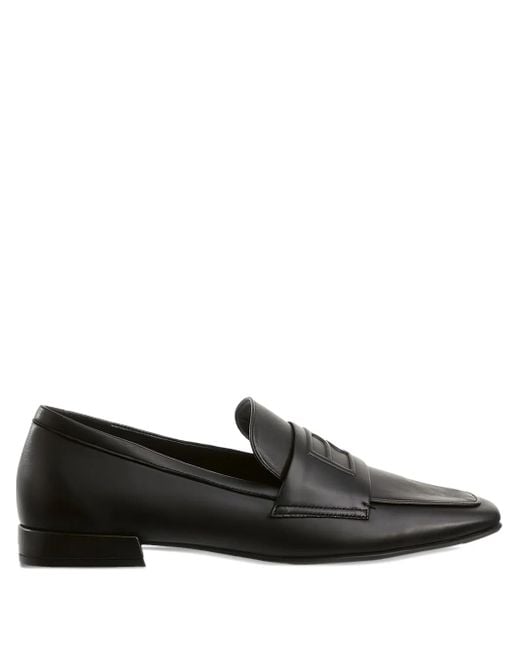 Högl Black Sue Leather Loafers