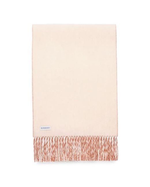 Burberry Natural Knight Cashmere Scarf