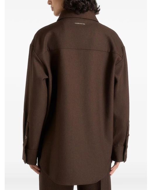 Manière De Voir Brown Chemise Oversize Joy