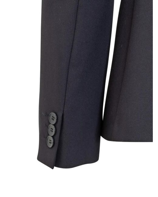 Max Mara シングルジャケット Blue